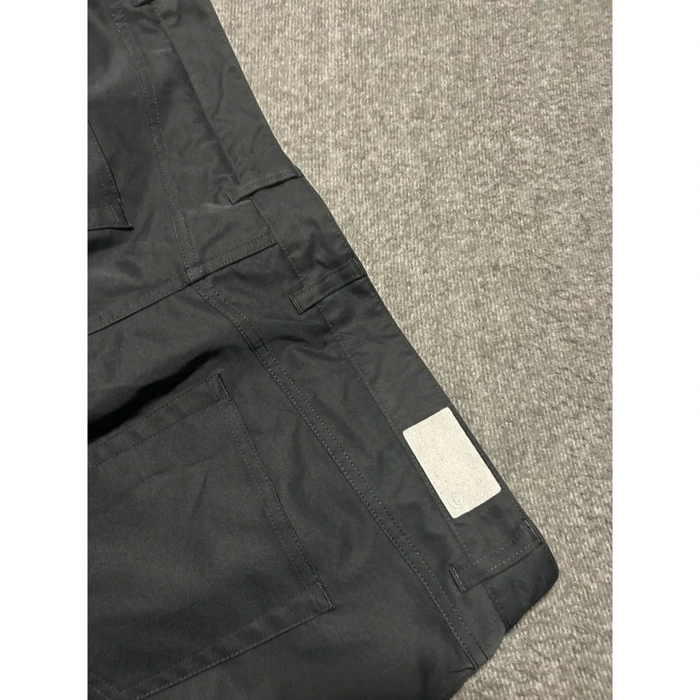 Peter millar eb66 chino pants mens black golf performance fit 42X32